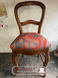 Restauration de chaise ancienne a Montpellier